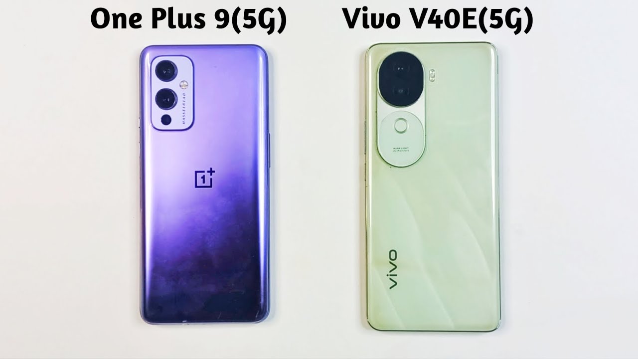 One Plus 9(5G) Vs Vivo V40E (5G) | Speed Test & Comparison 