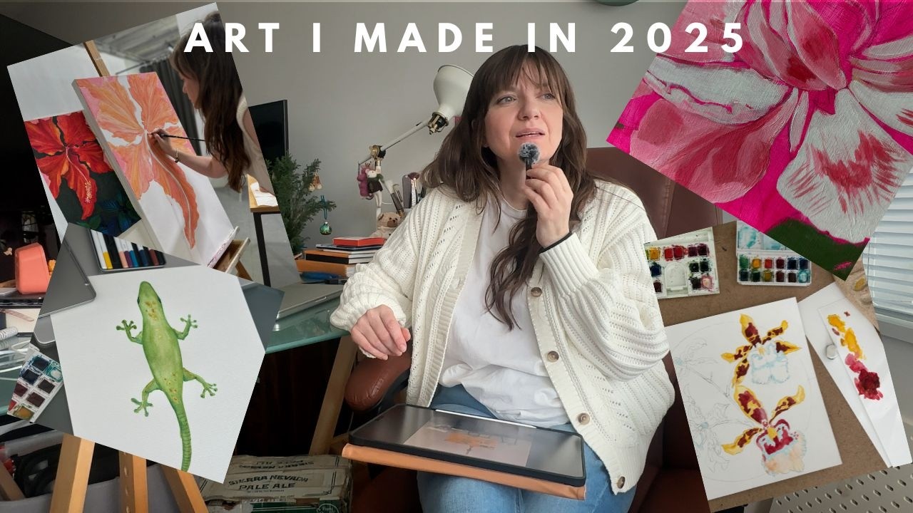 Reflecting on all the art I made in 2025 and what I would do differently