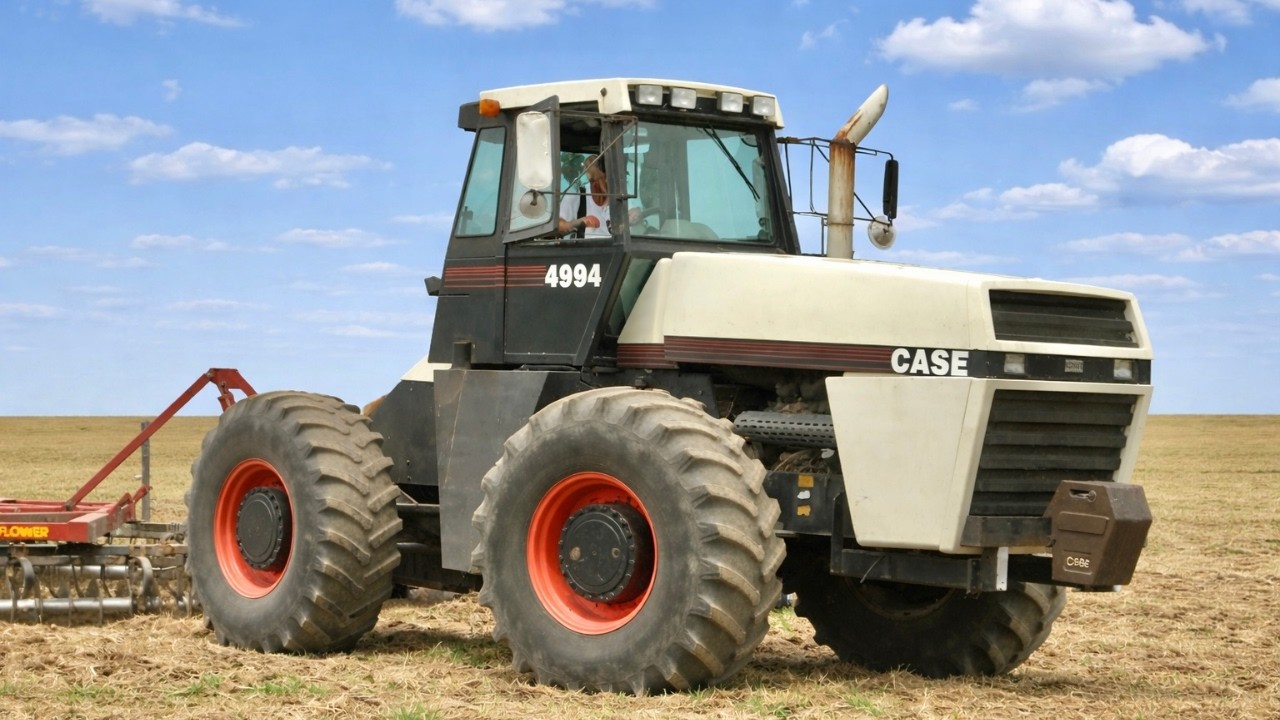 CASE 4994 Tractor Disking