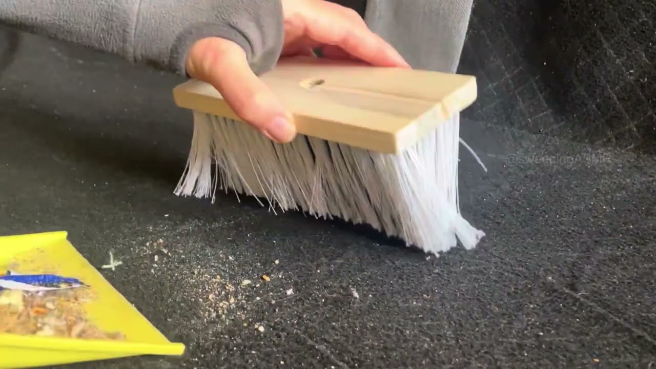 #satisfyingasmr Sweeping brushing sound ASMR