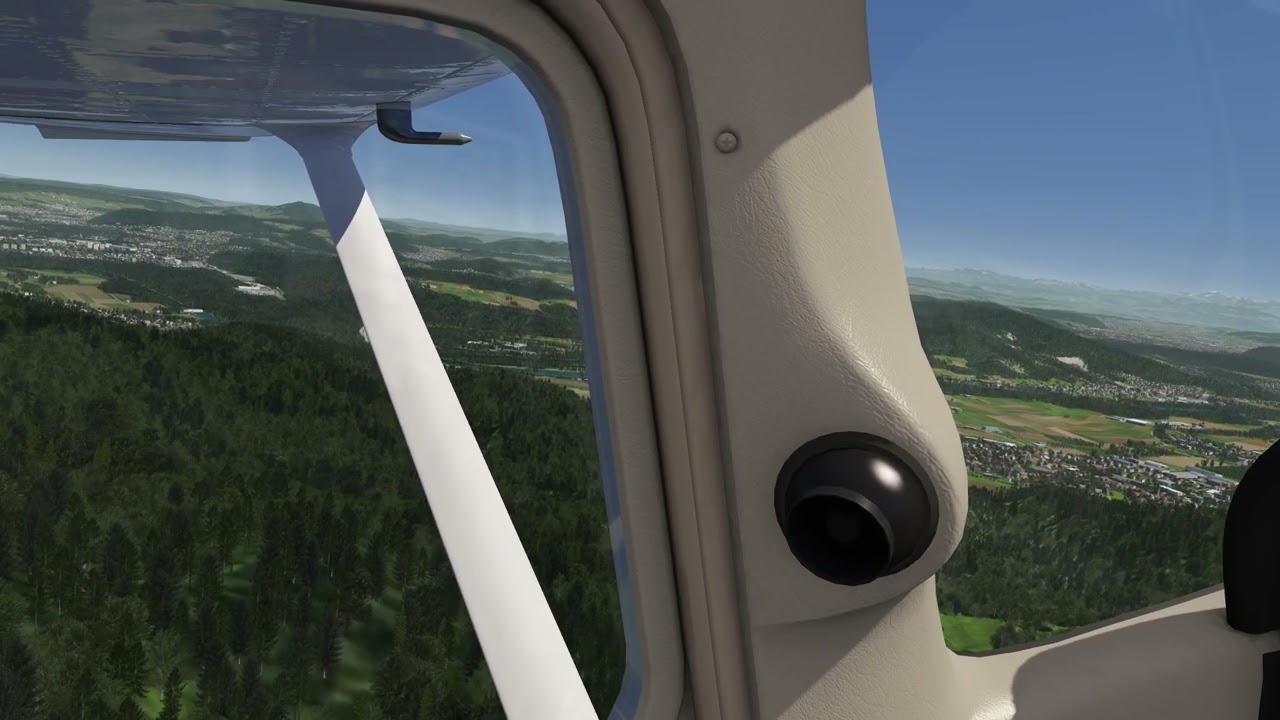 Aerofly FS 4 - Pattern at Birrfeld LSZF in a Cessna 172 SP Skyhawk