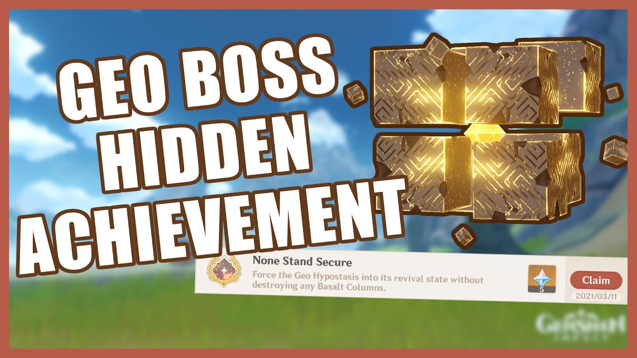 None Stand Secure Hidden Geo Boss Achievement