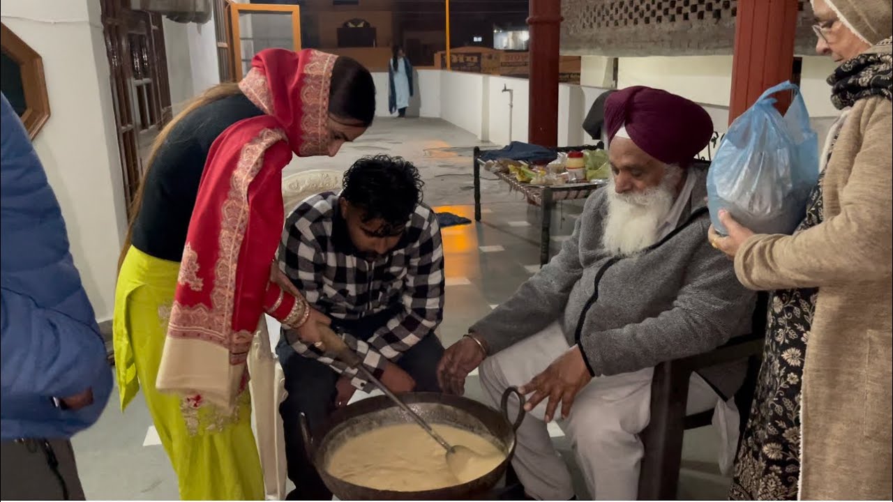 Prabh Nishan Te PaPa Ne Bnayi Sardiya Di Dish