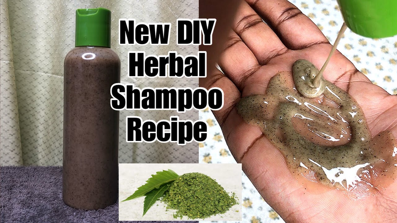 My New Homemade DIY Black Soap Shampoo Recipe