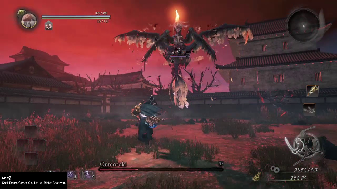 Nioh - Bloodshed's End: Onmoraki, Level 1 Way of the Strong (NG+) Kill