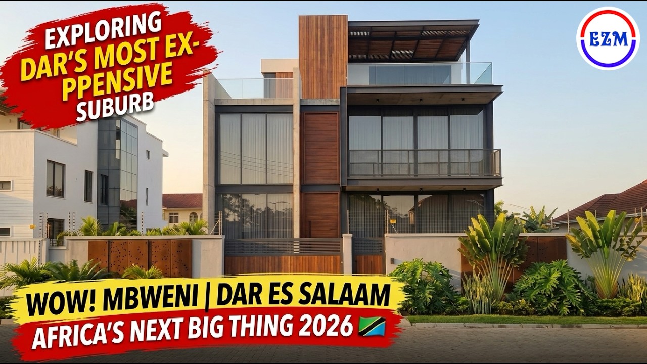Wow! Exploring Dar Es Salaam MOST EXPENSIVE Suburb of Mbweni | Africa&rsquo;s next big thing 2026 🇹🇿