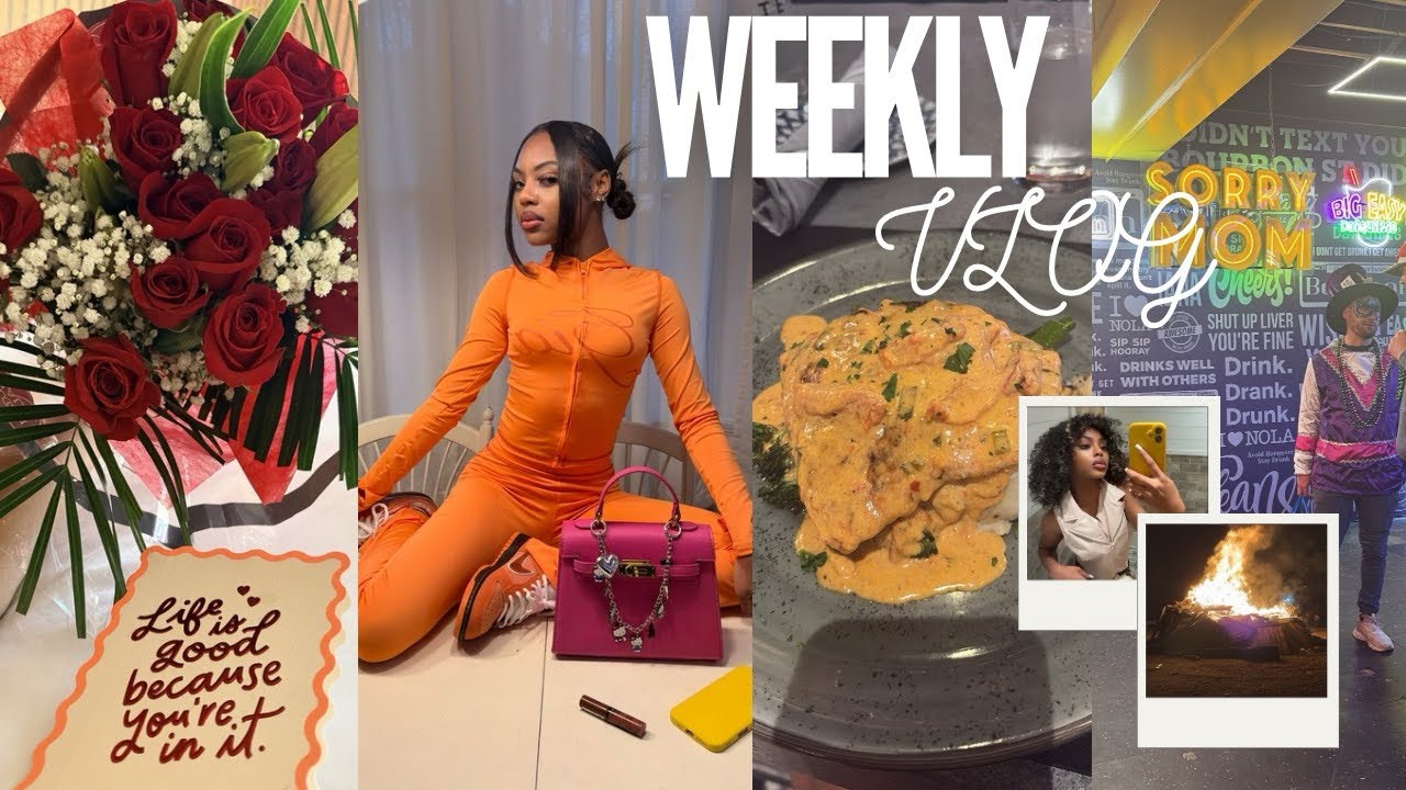 WEEKLY VLOG | Nola Road Trip, Fight Nightmare, Vday Weekend, Bonfire, Riding Horse First Time & MORE