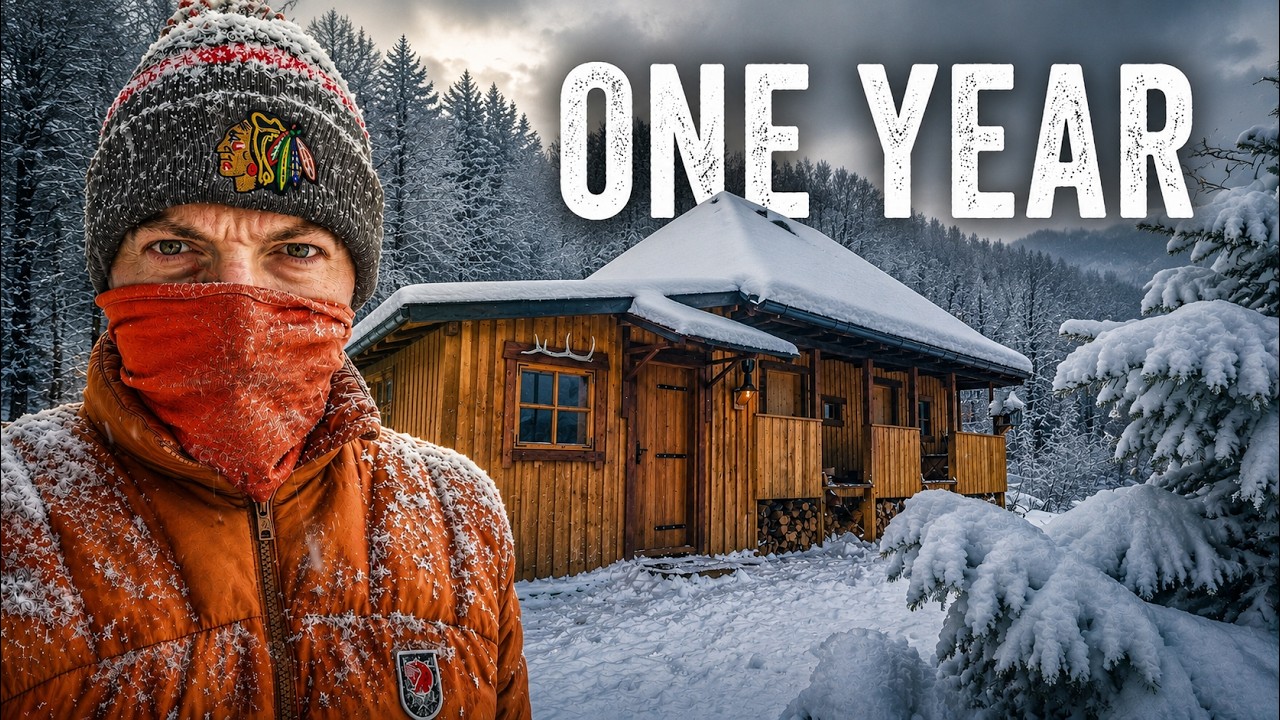 ONE YEAR  ALONE | Off Grid in the Carpathian Mountains