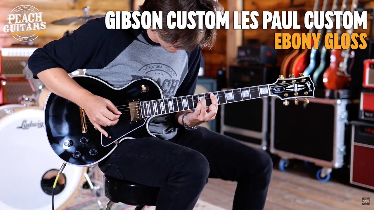 No Talking...Just Tones | Gibson Custom Les Paul Custom w/ Ebony Fingerboard Gloss Ebony
