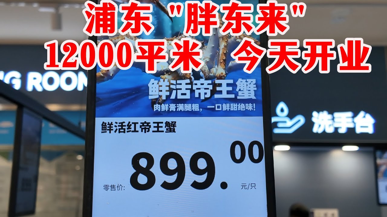 上海浦东也有&ldquo;胖东来&rdquo;了！在中产众多的联洋大拇指广场，沪版胖东来浦东首店今天开业，好多档口都有&ldquo;手艺人&rdquo;，员工现场炸油条，炒瓜子，烟火气拉满，能否挑战中产也爱的山姆超市？