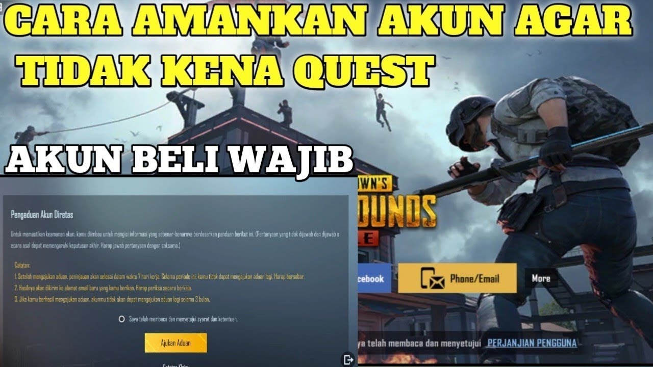 CARA MENGAMANKAN AKUN AGAR TIDAK KENA QUEST‼️BUAT YANG BELI AKUN WAJIB LAKUKAN INI LANGSUNG ⁉️