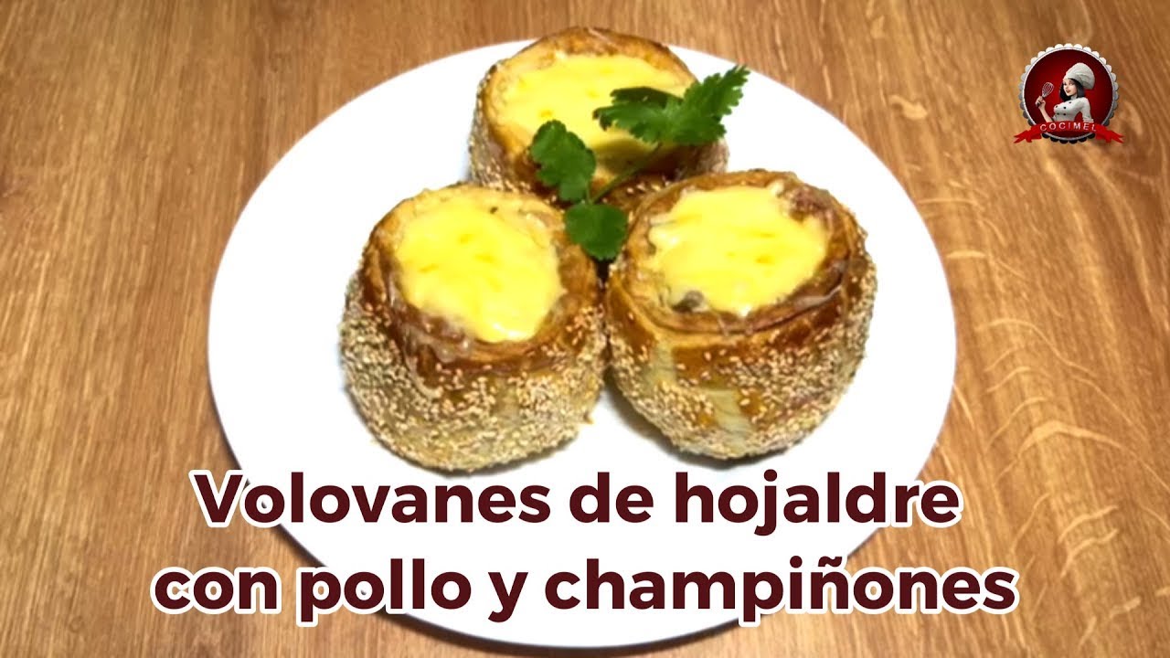 Volovanes celestiales de pollo y champiñones: un delicioso capricho de hojaldre