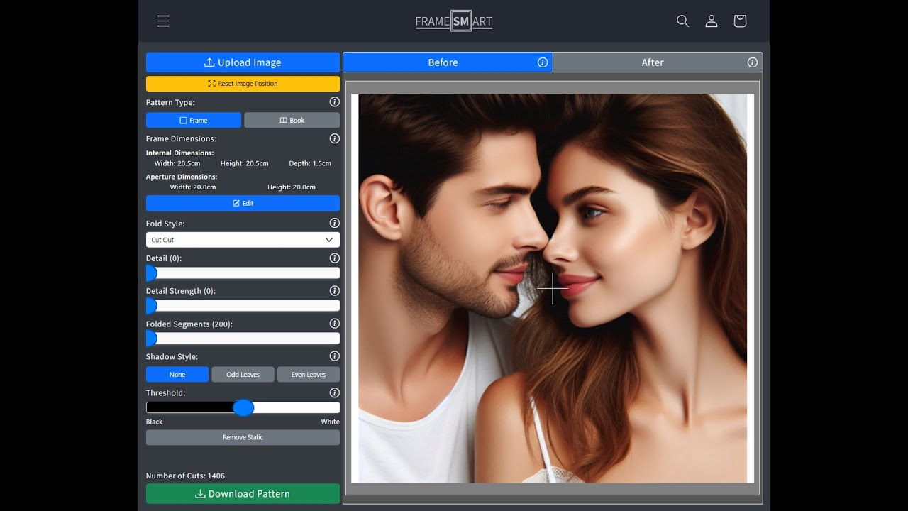 Framesmart Pattern Maker &ndash; Multilayer Controls Demo