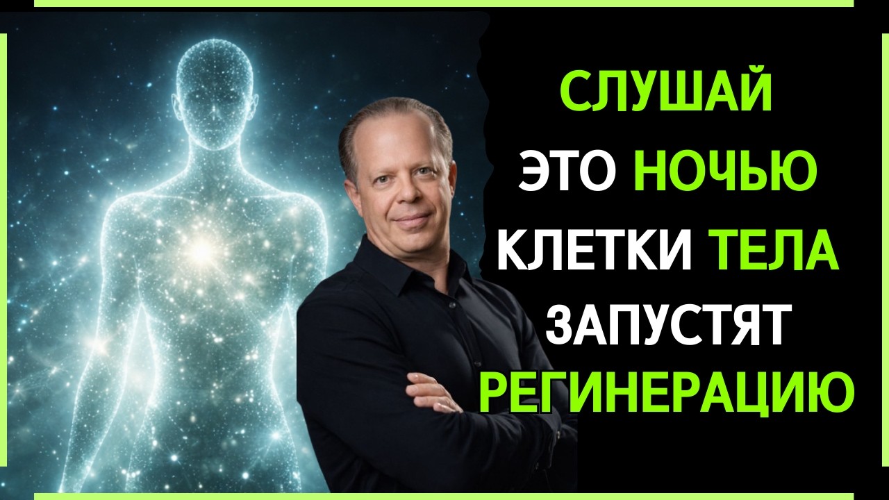 СЛУШАЙ ЭТО НОЧЬЮ, и ОРГАНИЗМ АКТИВИРУЕТ РЕГЕНЕРАЦИЮ | Джо Диспенза