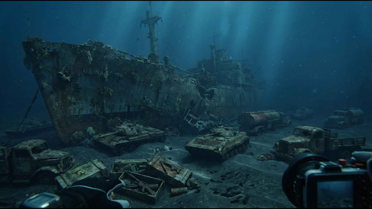 Deep Sea Wreck: Sunken Military Cargo Ship & Lost Weapons Found