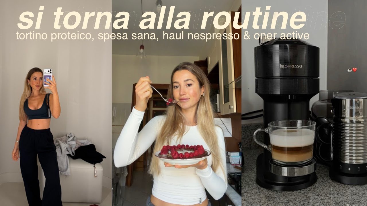 Back to Routine 🍜✨ ricette proteiche, allenamento & spesa sana *cozy vlog*