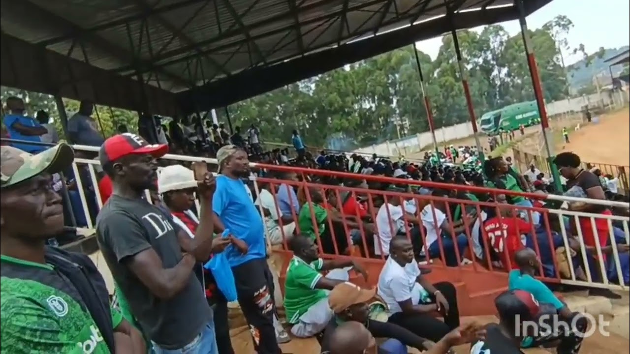 The fanbase of Shabana vs Gor Mahia at Gusii Stadium