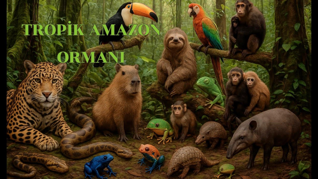 Tropikal orman - Amazon, Asya ve Afrika Doğanın muhteşem dengesi #hayvanlar #belgesel #vahşiyaşam