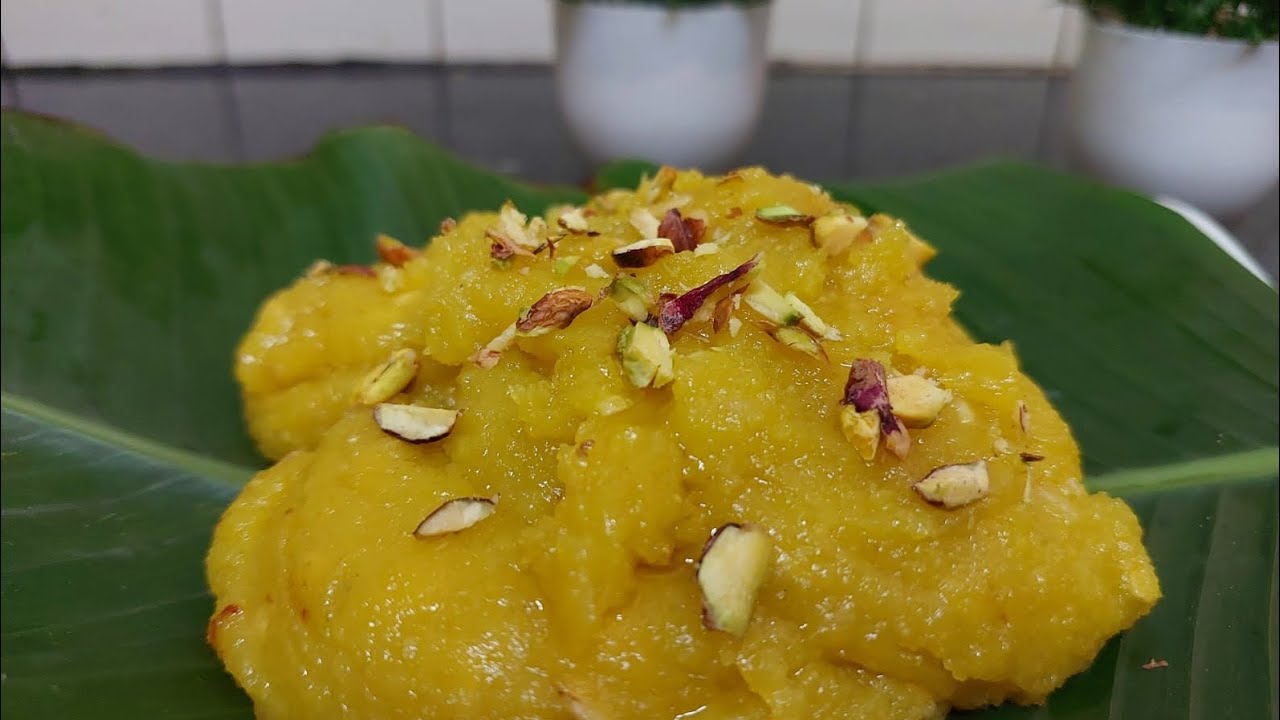 ಬಾದಾಮಿ ಹಲ್ವಾ Badam Halwa Sweet recipe sihikitchen 