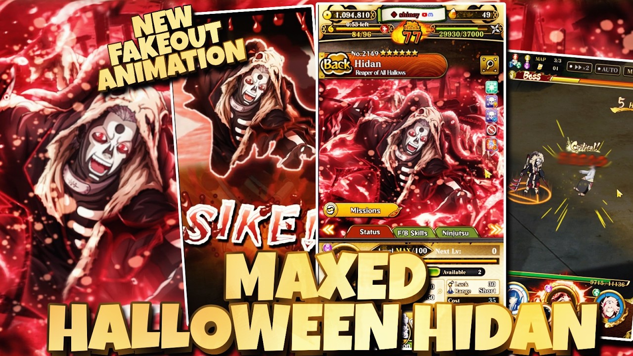 ** REBIRTH DEVS COOKED WITH NEW HALLOWEEN HIDAN & WE GOT FAKEOUT SUMMON ANIMATION - BLAZING IS BACK*