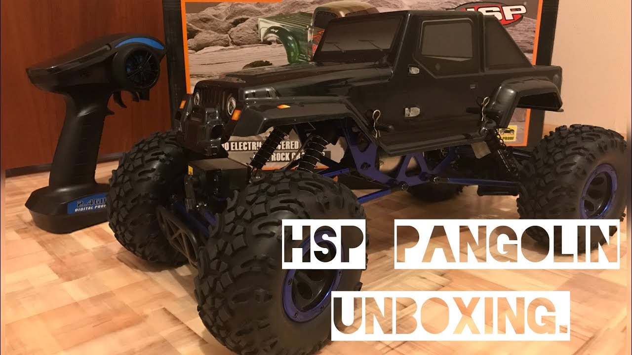 Unboxing HSP Pangolin 4WD бюджетный краулер