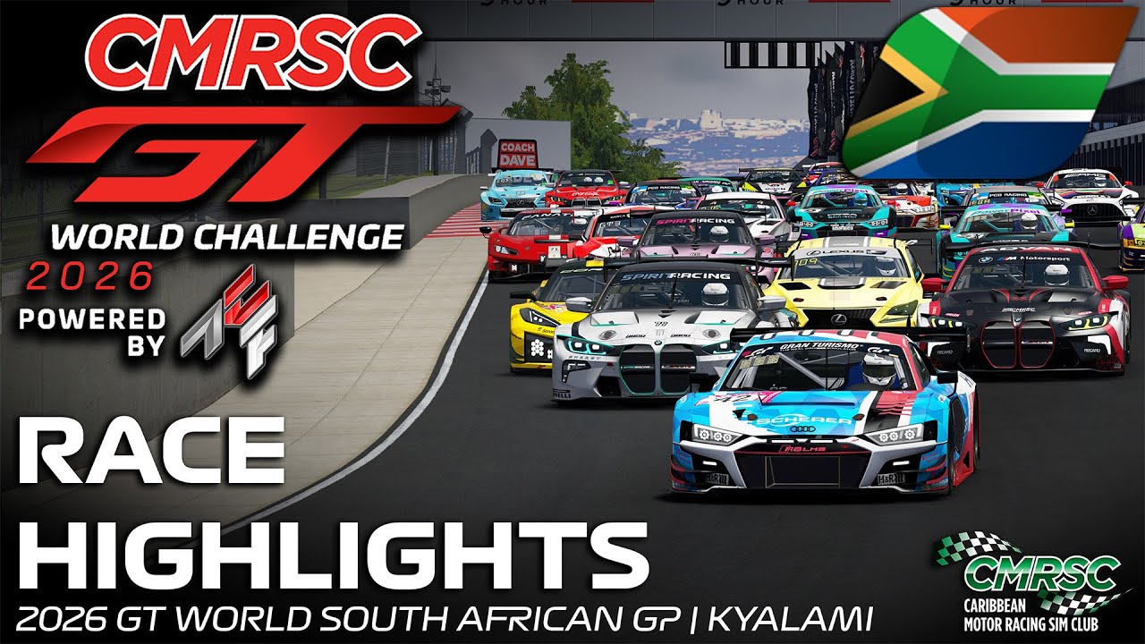 Основные моменты гонки | Гран-при Южной Африки | CMRSC GT World Challenge 26