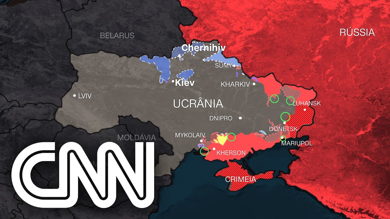 Ofensiva russa mira leste e sudeste da Ucrânia; veja mapa | WW