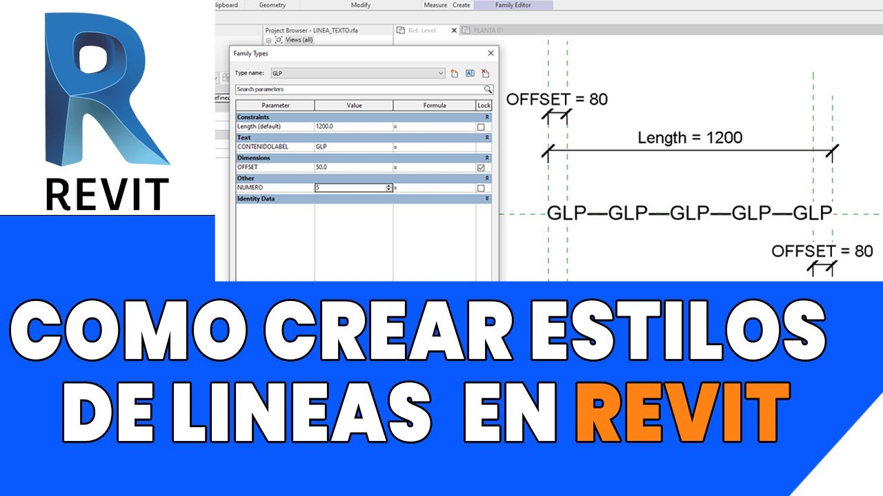 &iquest;COMO CREAR ESTILOS Y FAMILIAS DE LINEAS PARAMETRIZADAS EN #REVIT?