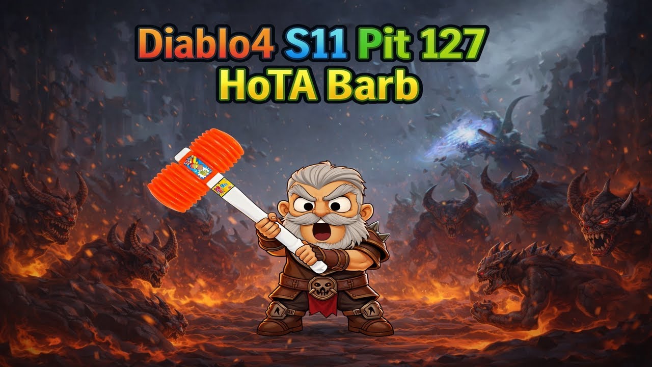 Diablo 4 S11 Pit 127 HoTA Barb 13:42