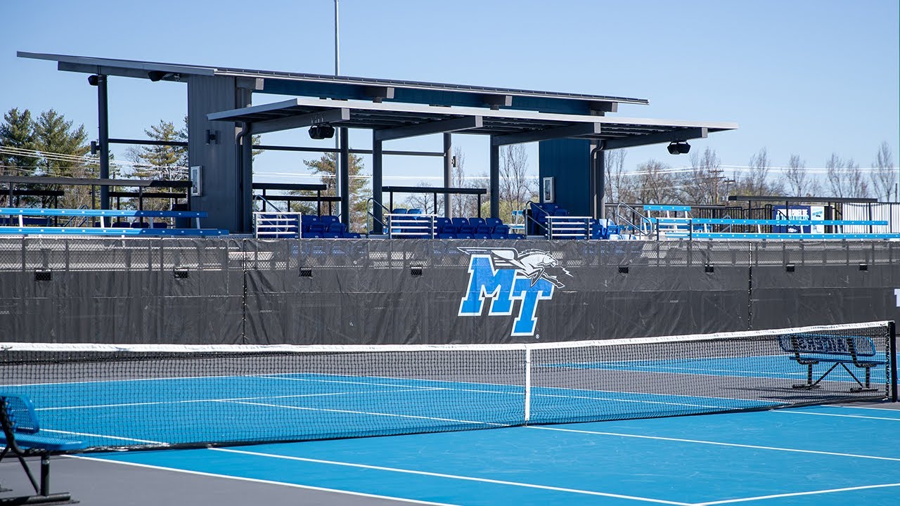 MTSU Outdoor Tennis Complex facility tour