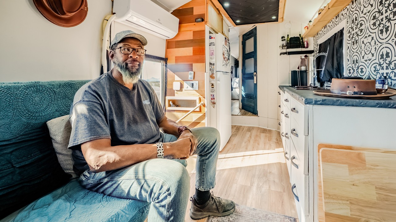 No Mortgage. No Rat Race. Retired Couple's Tiny Home on Wheels