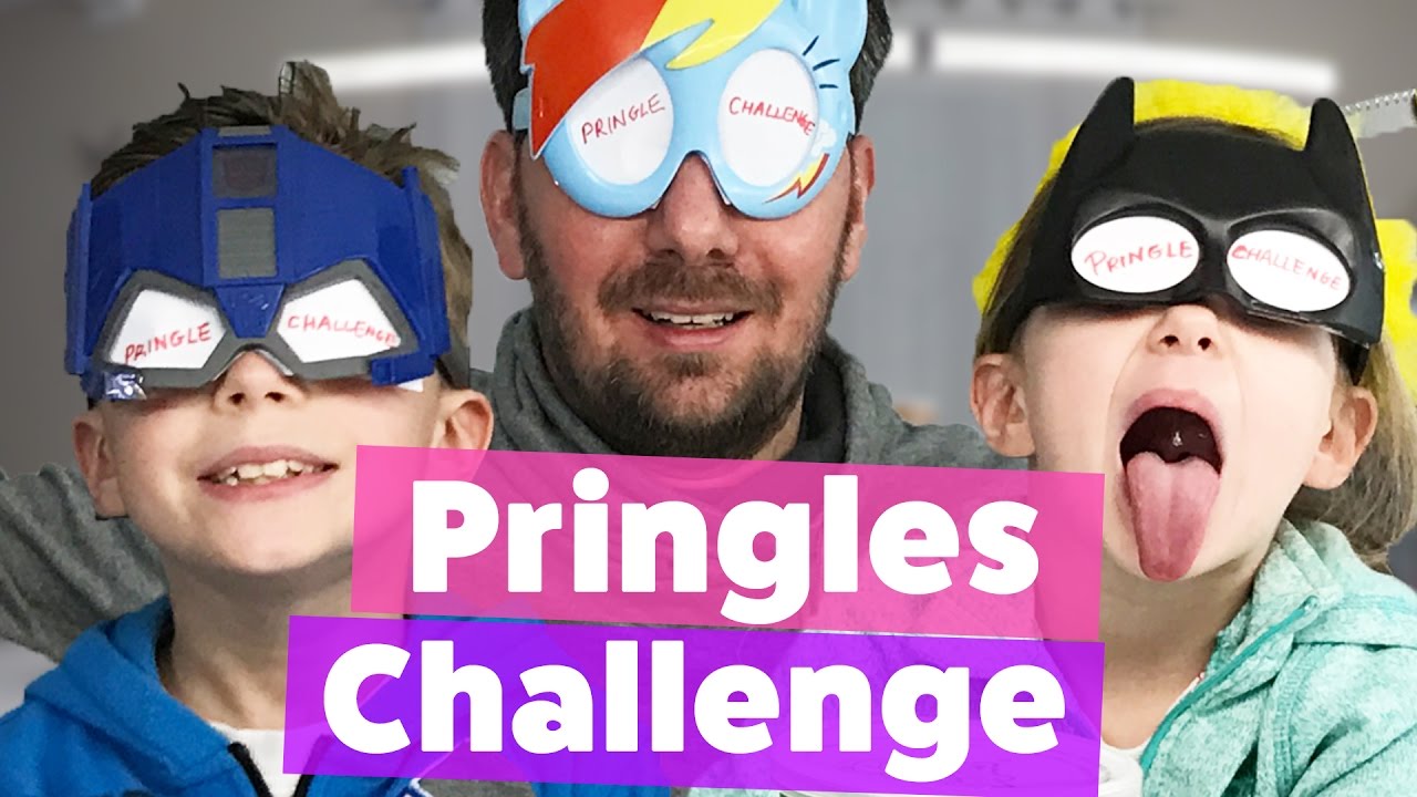 PRINGLES CHALLENGE - Wer kann blind besser schmecken 🙈  mit Lulu&Leon - Family and fun
