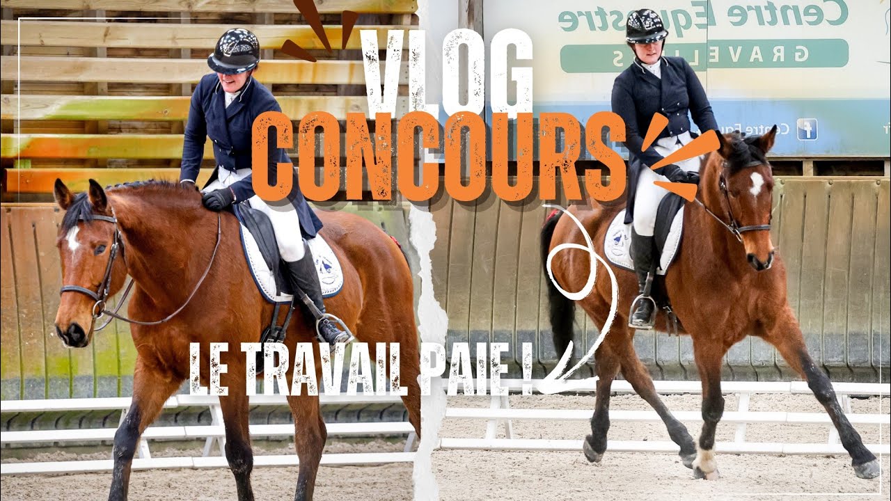 {CONCOURS} VLOG CONCOURS DE DRESSAGE - GRAVELINES 😍✨️