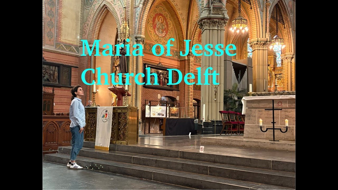 💕Exploring Maria van Jesse Church in Delft | Historic Dutch Landmark 🇳🇱 #netherland #history #nature