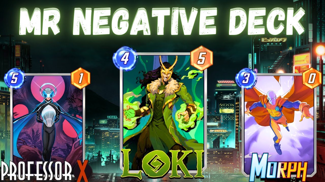 Best Mr Negative Deck Infinite Gameplay Marvel Snap