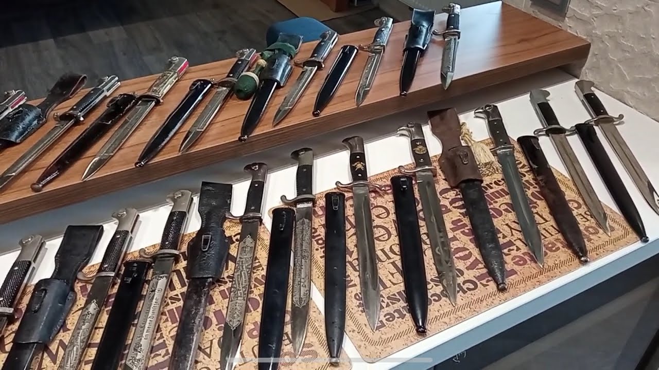 ШТЫКИ KS98 С ТРАВЛЕНИЕМ, ВЫМПЕЛЫ. ETCHED BAYONETS AND PENNANTS. 