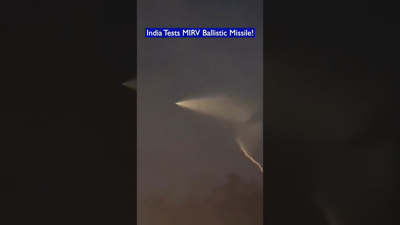 India Tests Advanced Agni MIRV Ballistic Missile!