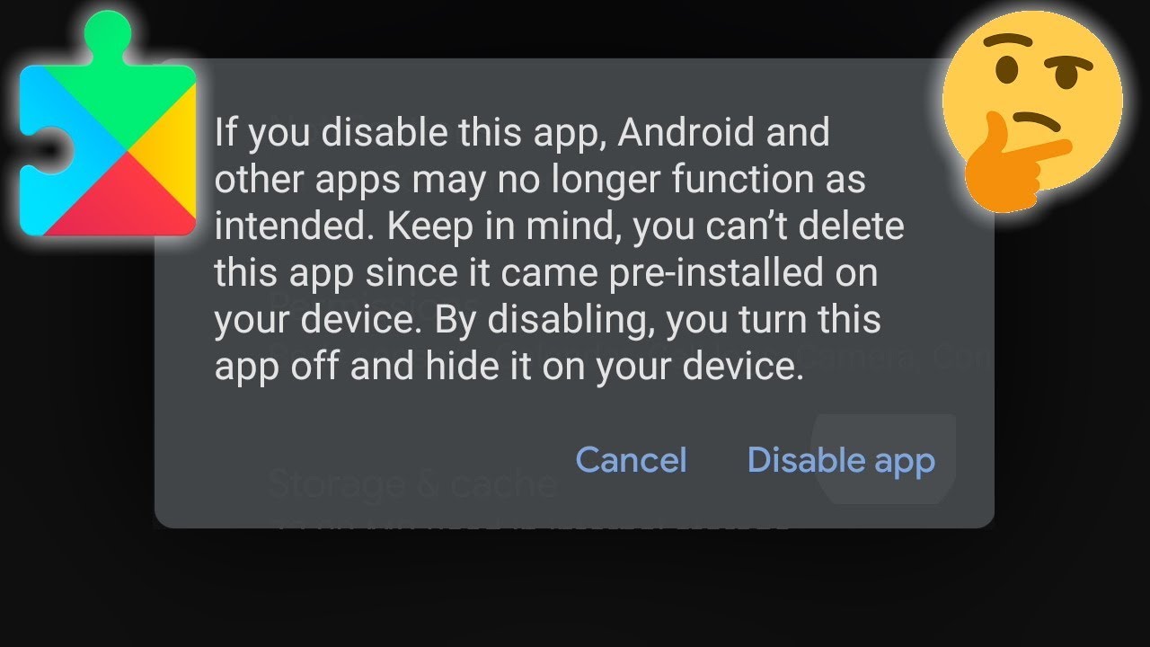 What happens if you disable Google Play services on a Google Pixel phone?