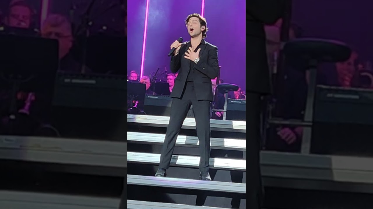 My video from first row: Your Song, Gianluca Ginoble, Il Volo, Sofia, 14 July 2022.