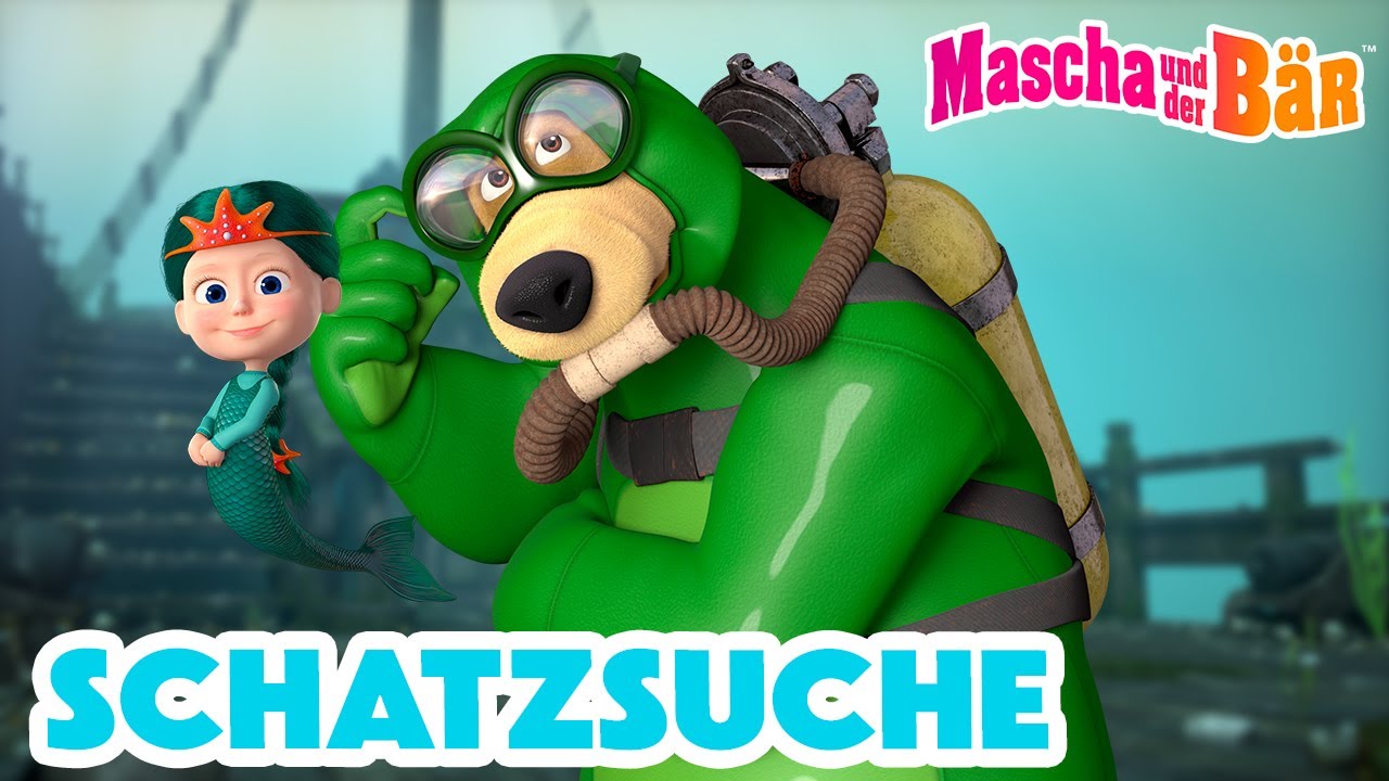 Mascha und der Bär 2024💎Wir gehen auf Schatzsuche! 📺 Die Schatzinsel 🏴‍☠️(Trailer) Ab dem 16 August!