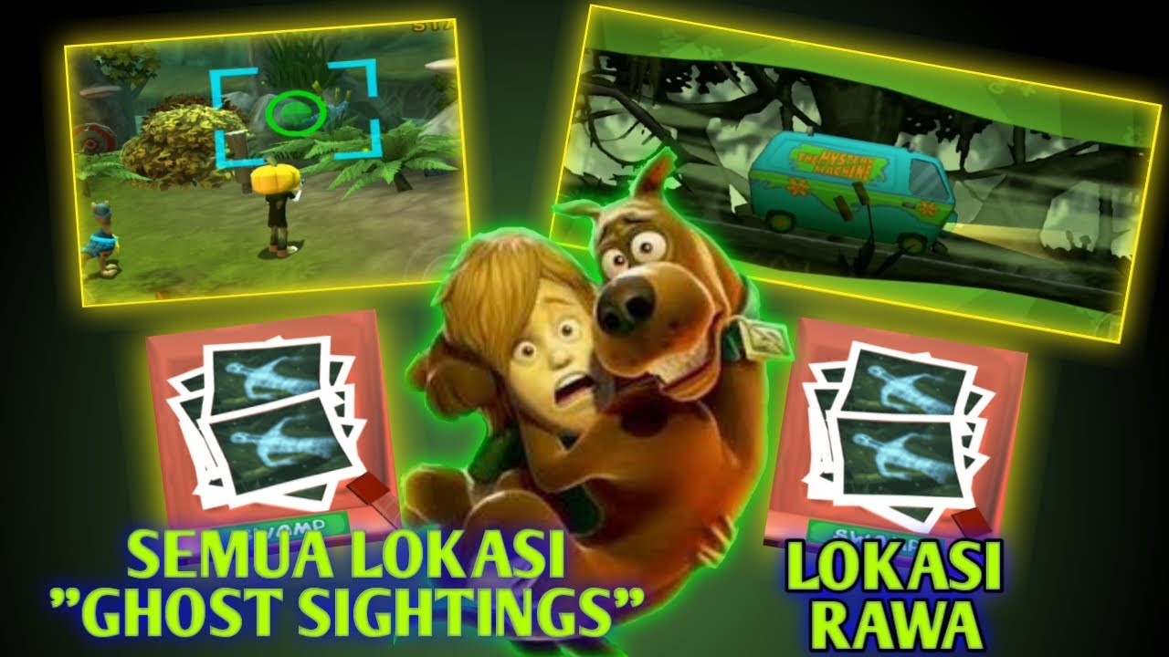 Scooby Doo and the Spooky Swamp - All Ghost Sightings (Swamp Location)