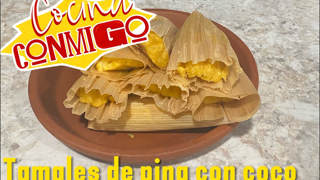Como haser los tamales de pina con coco 🍍🥥