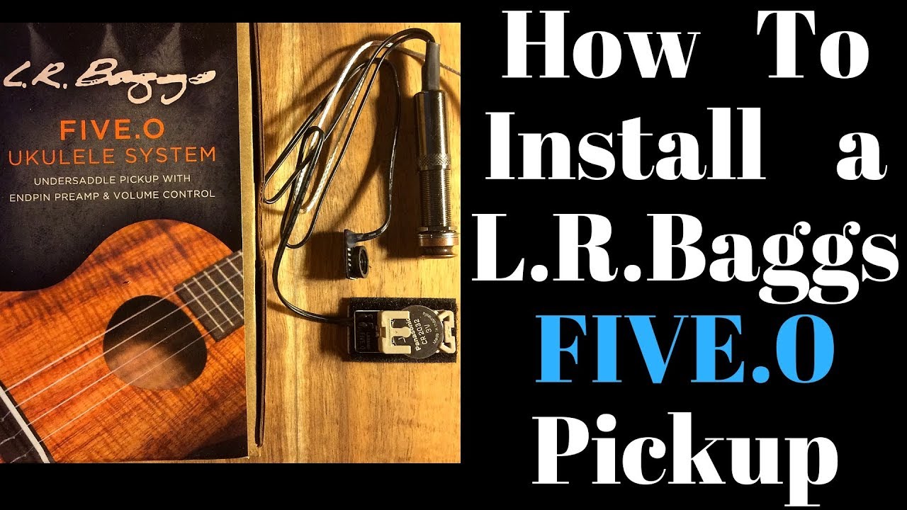 How to Install a LR BAGG FIVE 0 pickup Beau Hannam Guitars and Ukuleles