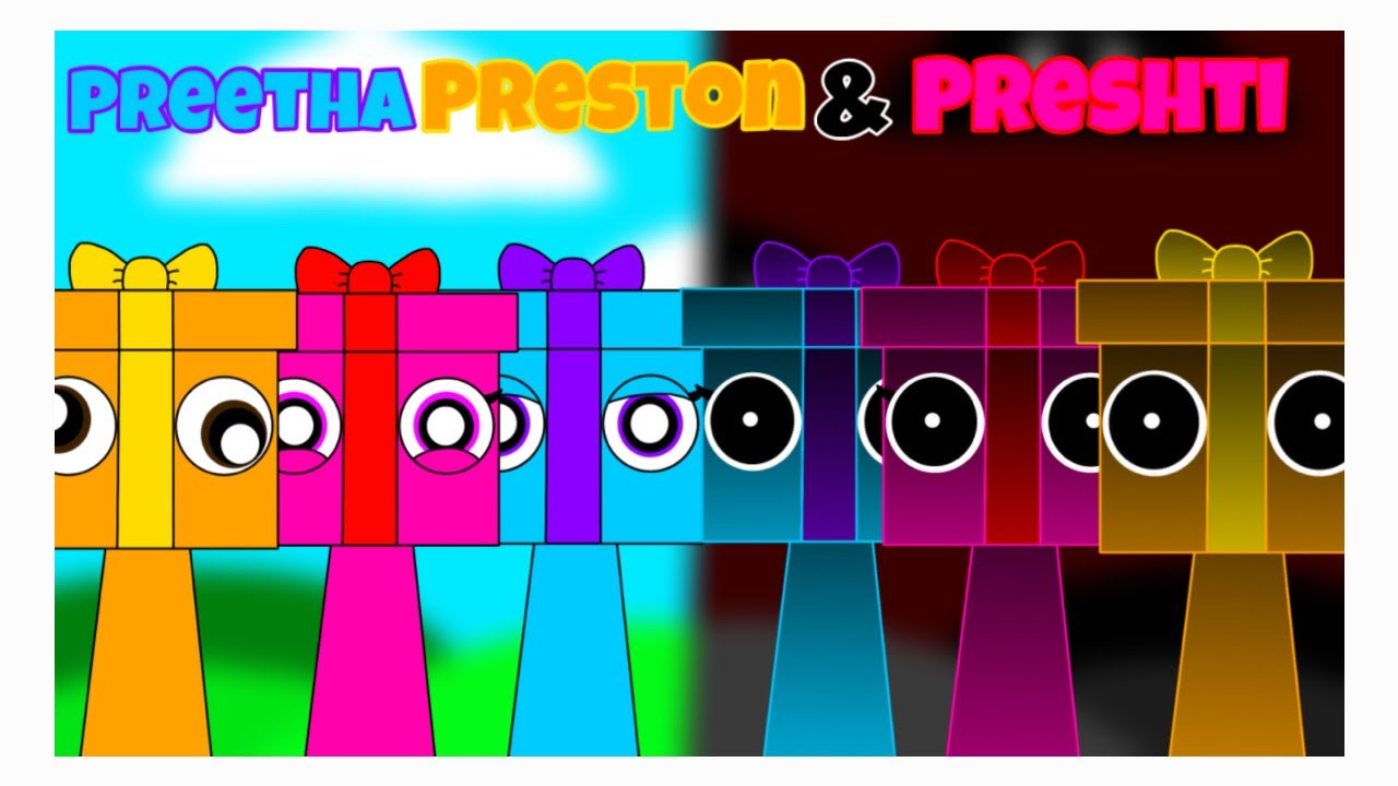 :My Sprunki OC: Preetha, Preston, and Preshti