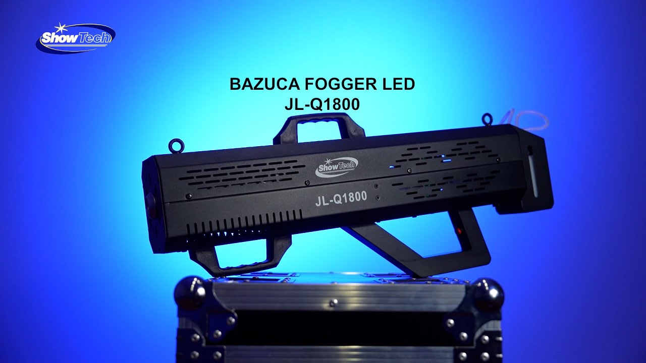 MÁQUINA DE FUMAÇA - BAZUCA FOGGER LED JL-Q1800