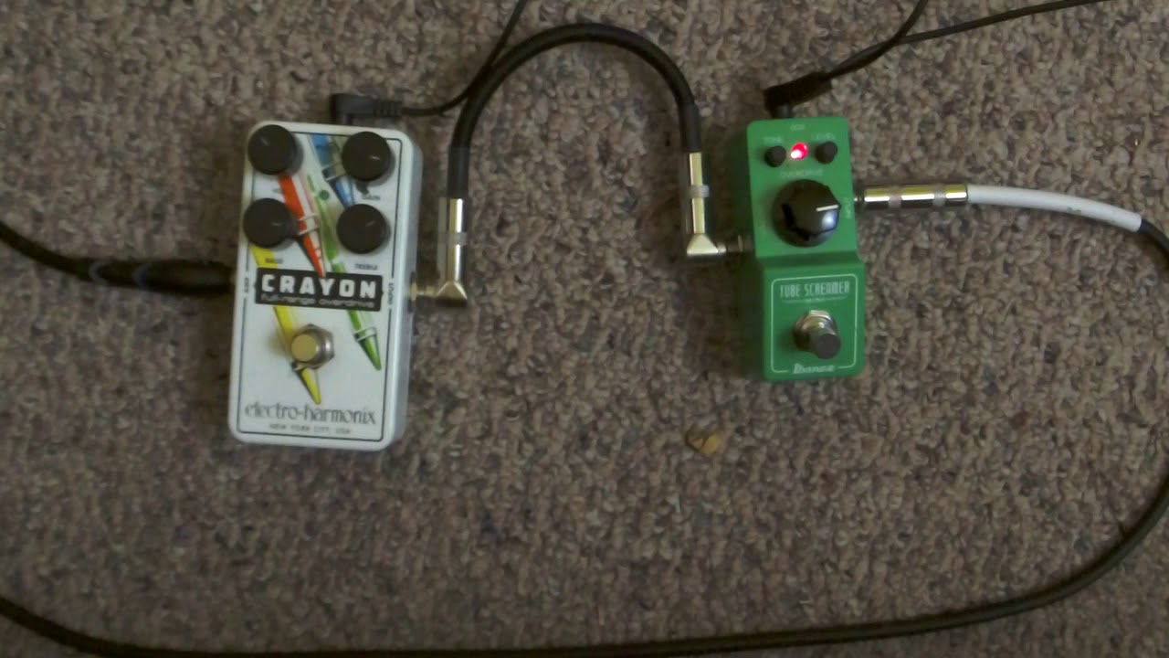 crayon vs tube screamer