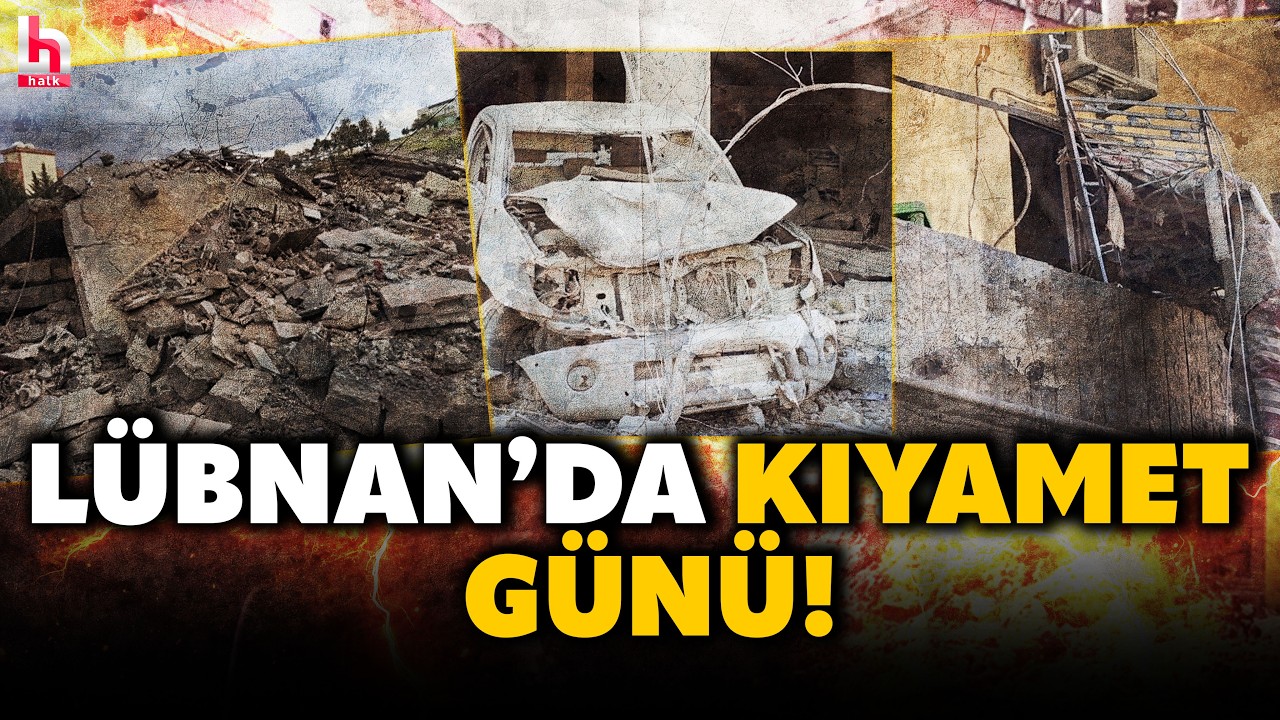 ŞEHİR FELÇ, YIKIM AĞIR! İsrail'in saldırısı Lübnan'ı paramparça etti! İşte o dehşet görüntüleri...