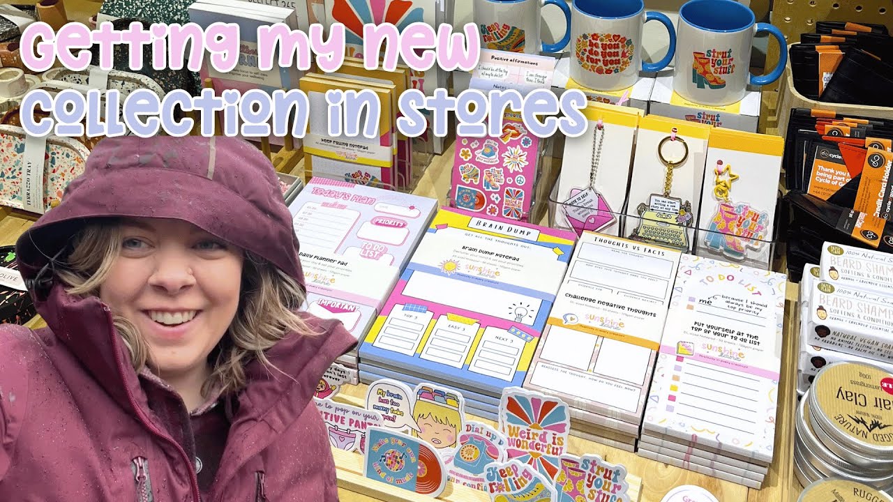 Preparing products for retail stores and visiting stockists - small business owner vlog