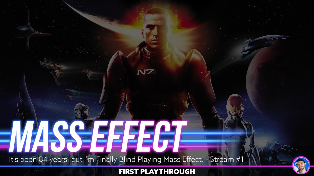 It's been 84 years, but I'm finally blind playing Mass Effect! | !merch !socials !blerp !gift