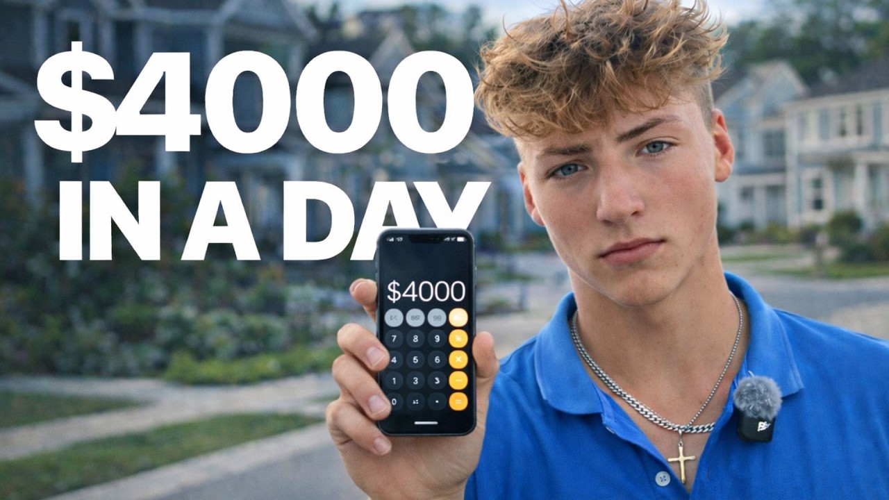How I made $4,000 in a single day at 15 years old